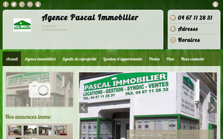 pascal-immobilier-beziers.fr website preview