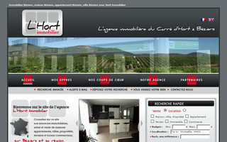 hort-immobilier.fr website preview