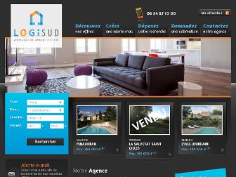 logisud-immobilier.com website preview