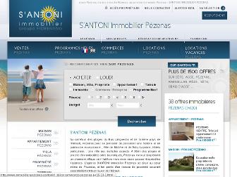 immobilier-pezenas-santoni.fr website preview