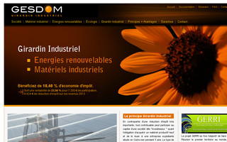 gesdom.fr website preview