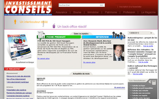 investissementconseils.com website preview