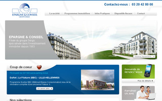 epargne-et-conseil.com website preview