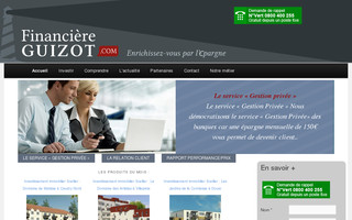 financiereguizot.com website preview