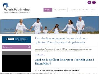 valorispatrimoine.fr website preview