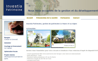 investia-patrimoine.fr website preview