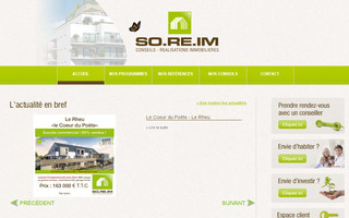 soreim.fr website preview
