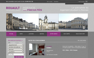 rouault-immobilier.fr website preview
