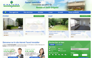 fauvelimmobilier.com website preview