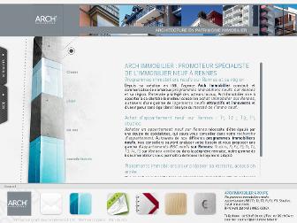 archimmobilier.fr website preview