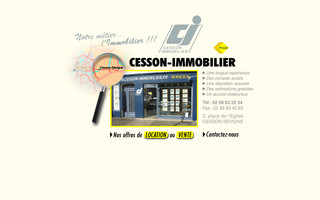 cesson-immobilier.fr website preview