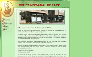 office-notarial-pace.com website preview