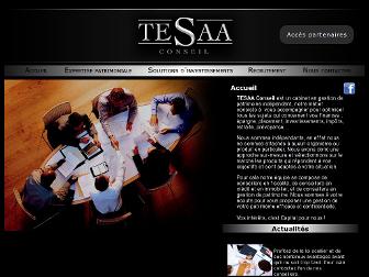 tesaa-conseil.fr website preview