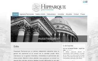 hipparque.com website preview