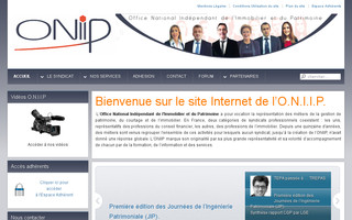 oniip.fr website preview