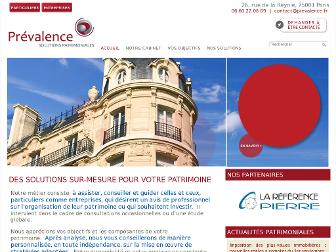 prevalence.fr website preview