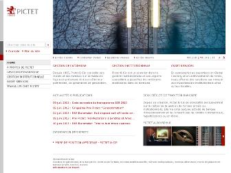 pictet.com website preview