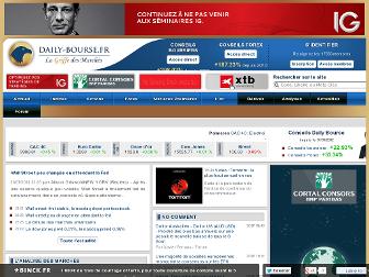 daily-bourse.fr website preview