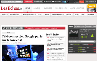 lesechos.fr website preview