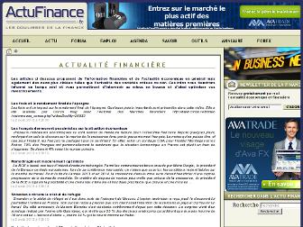 actufinance.fr website preview