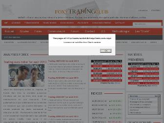 foxytradingclub.com website preview