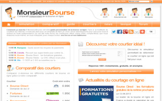 monsieurbourse.fr website preview