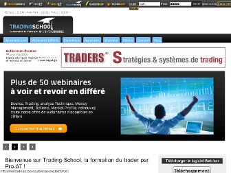 trading-school.eu website preview