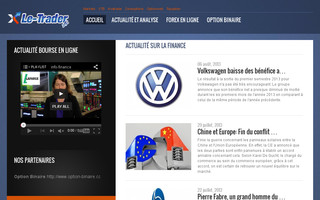 le-trader.fr website preview