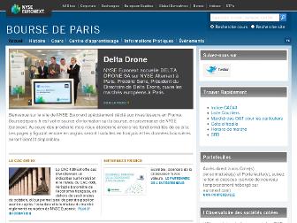 boursedeparis.fr website preview