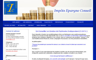 impots-epargne-conseil.com website preview