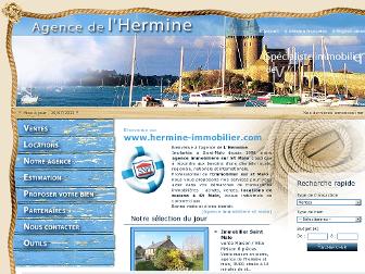 hermine-immobilier.com website preview