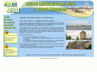 immobiliere-malouine.fr website preview