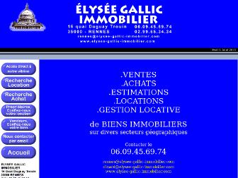 elysee-gallic-immobilier.com website preview