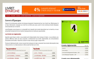 livret-epargne.org website preview