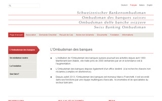 bankingombudsman.ch website preview