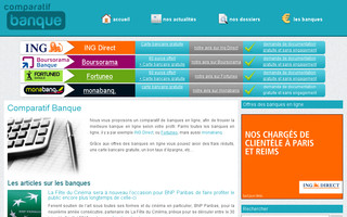 comparatif-banque.com website preview