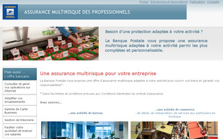 assurance.professionnel.labanquepostale.fr website preview