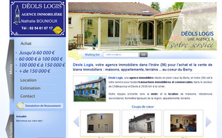 immobilier-deols-logis.com website preview