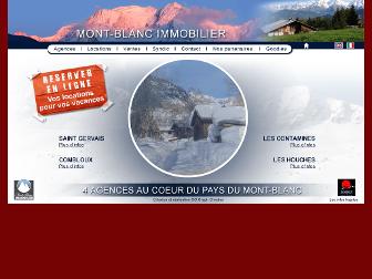 mont-blanc-immobilier.fr website preview