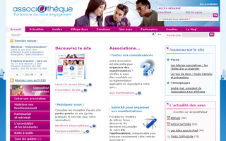 associatheque.fr website preview