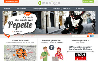 mobizen.fr website preview