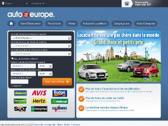 autoeurope.fr website preview