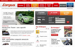 largus.fr website preview