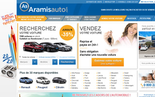 aramisauto.com website preview