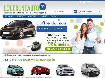 loueruneauto.fr website preview