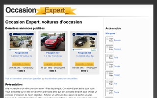 occasion-expert.fr website preview