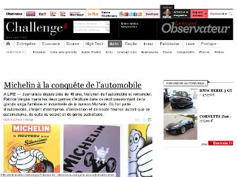 automobile.challenges.fr website preview