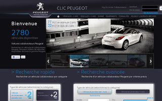 clicpeugeot.com website preview