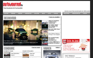 autojournal.fr website preview