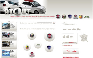 atoutfiat.fr website preview